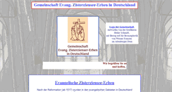 Desktop Screenshot of evangelische-zisterzienser-erben.de